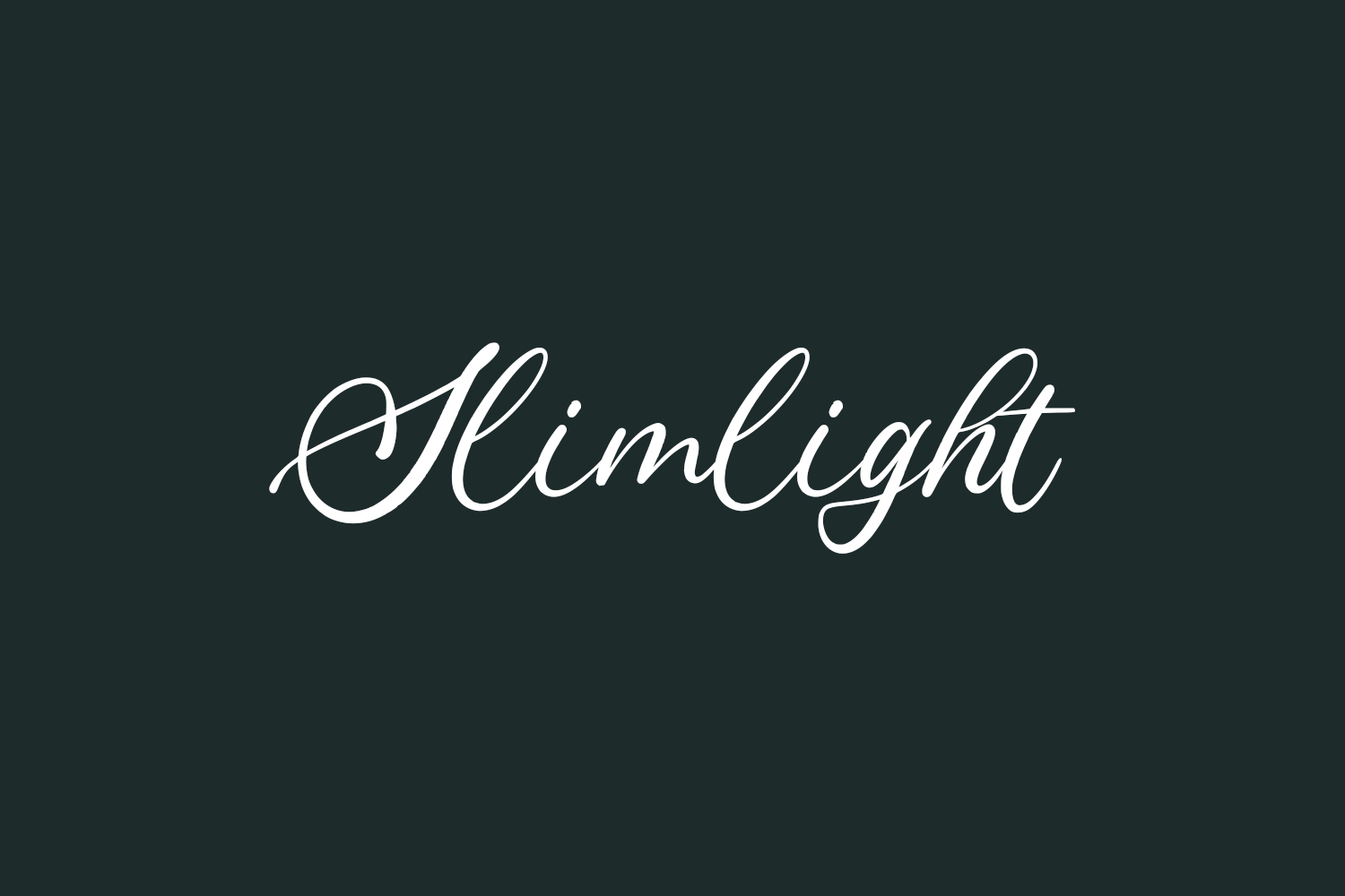 Slimlight Free Font