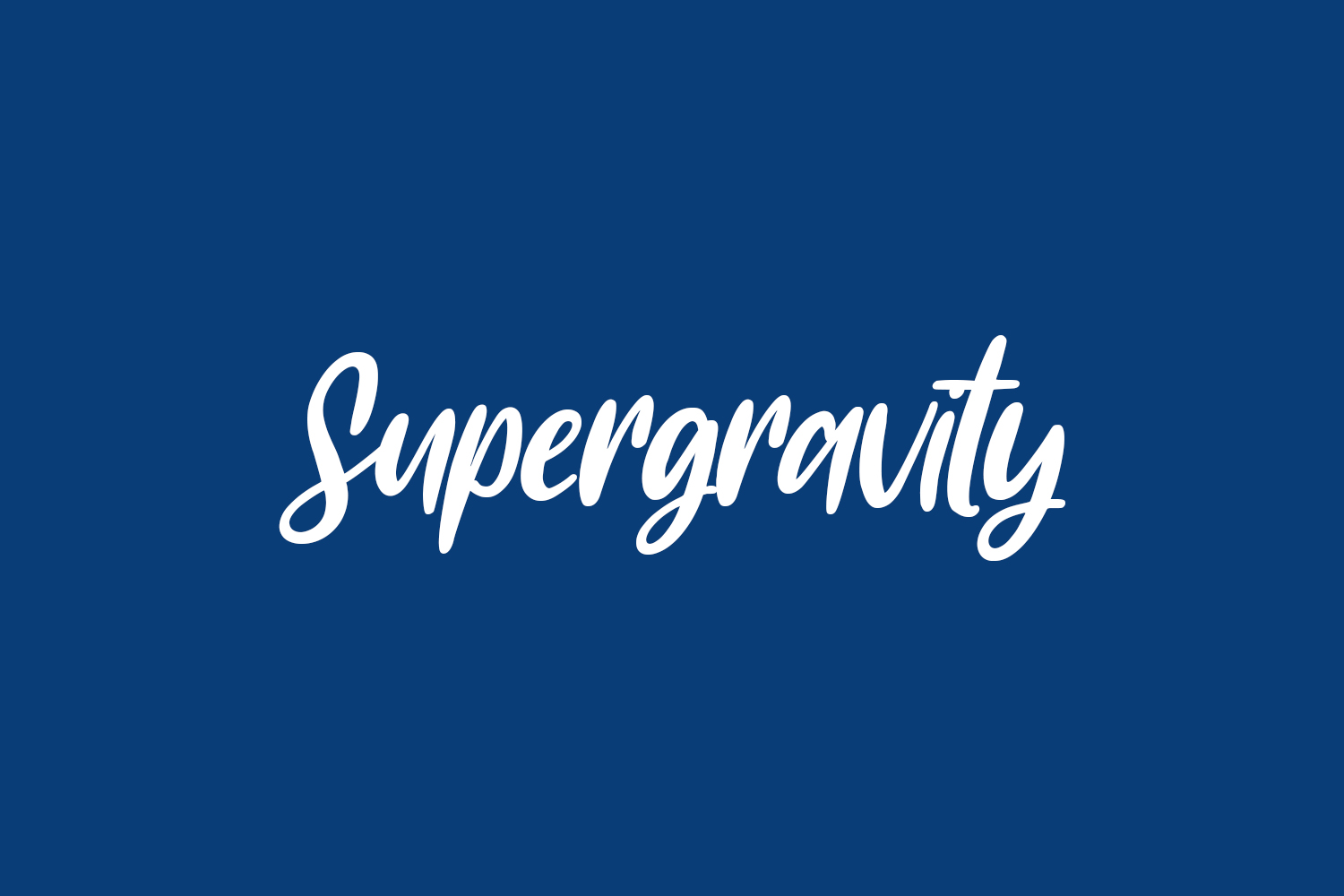 Supergravity Free Font