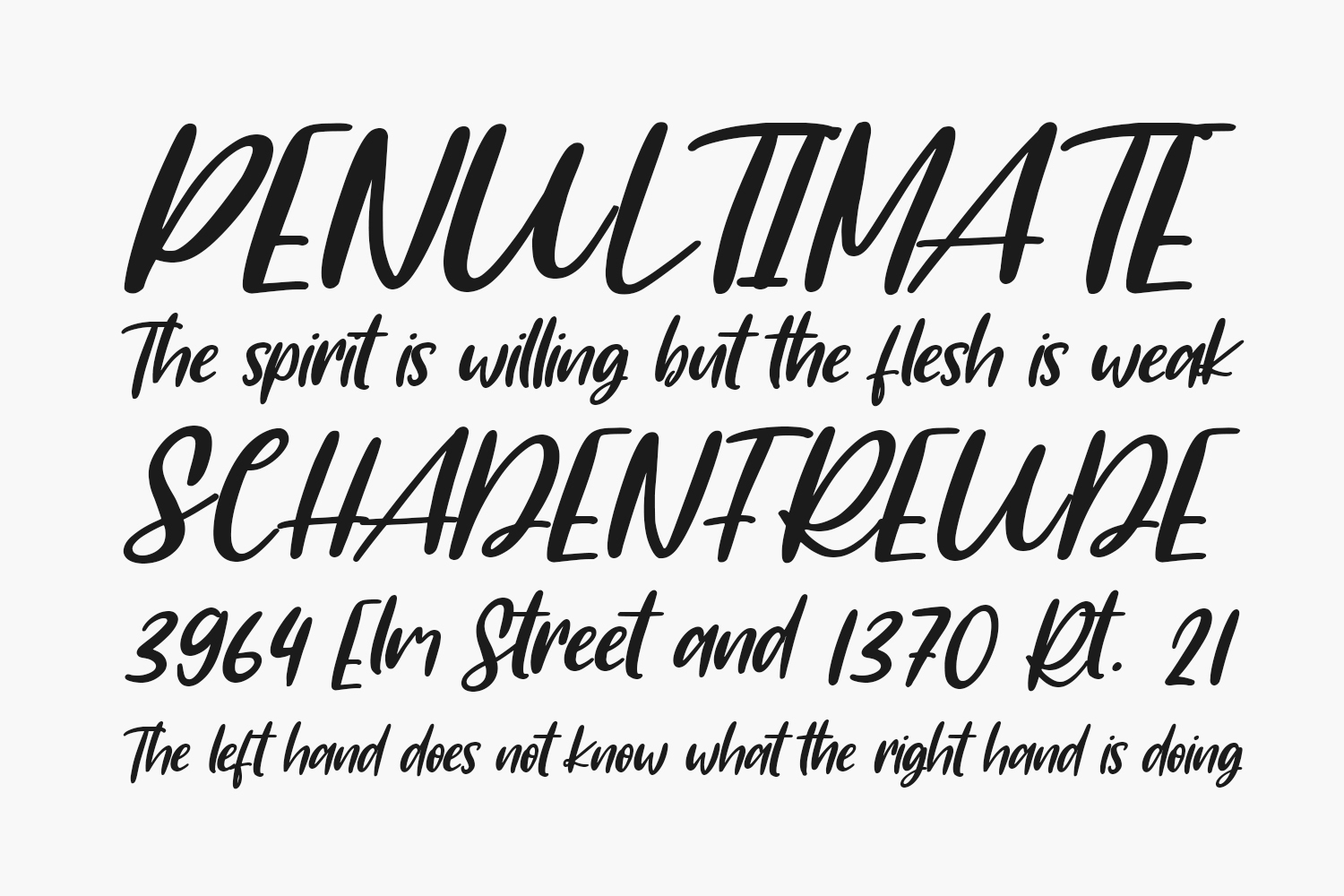 Supergravity Free Font