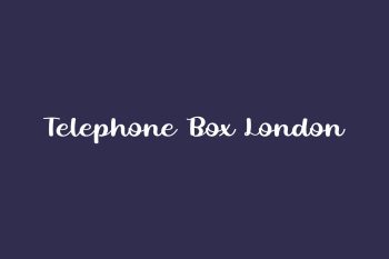 Telephone Box London Free Font