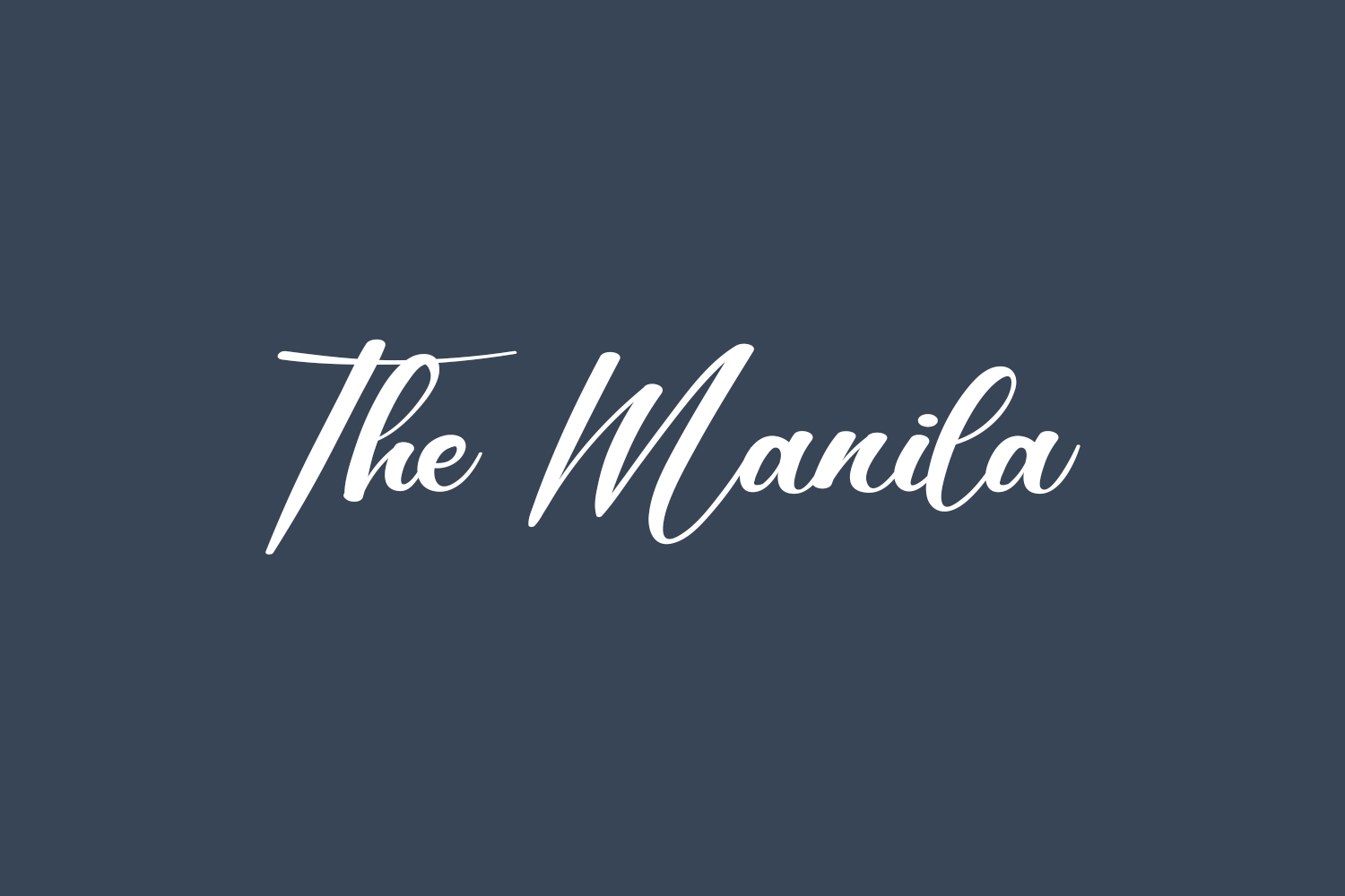 The Manila Free Font