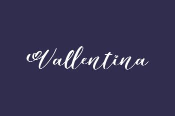 Vallentina Free Font