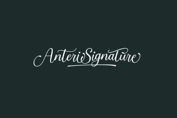 Anteri Signature Free Font