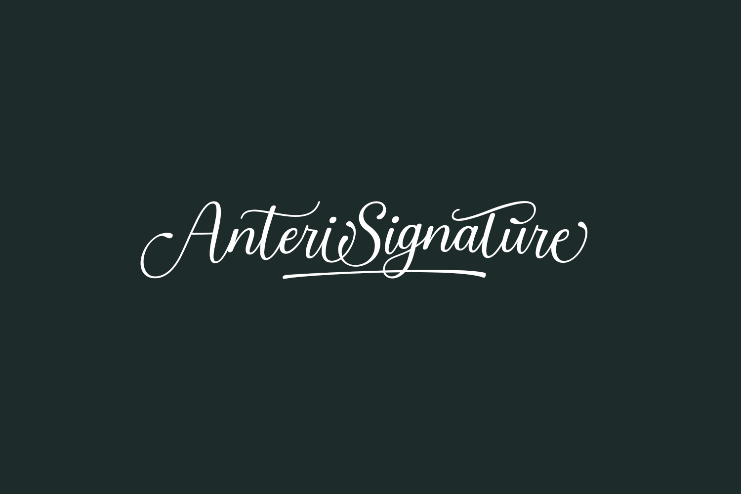 Anteri Signature Free Font