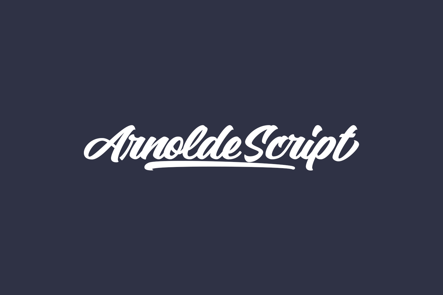 Arnolde Script Free Font