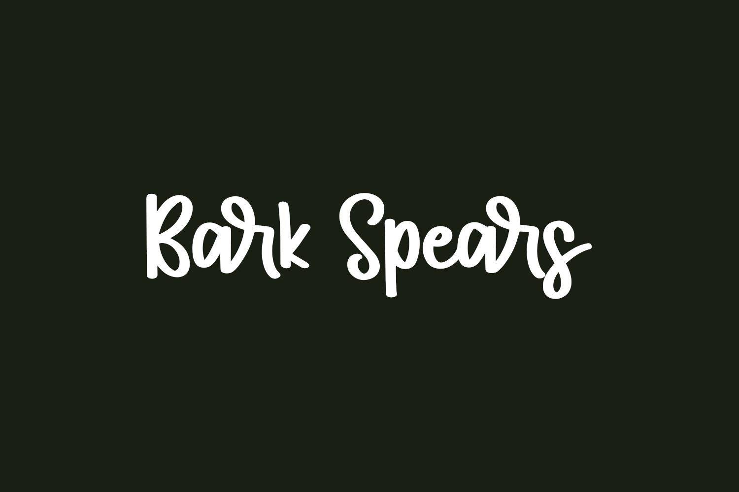 Bark Spears Free Font