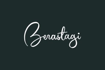 Berastagi Free Font