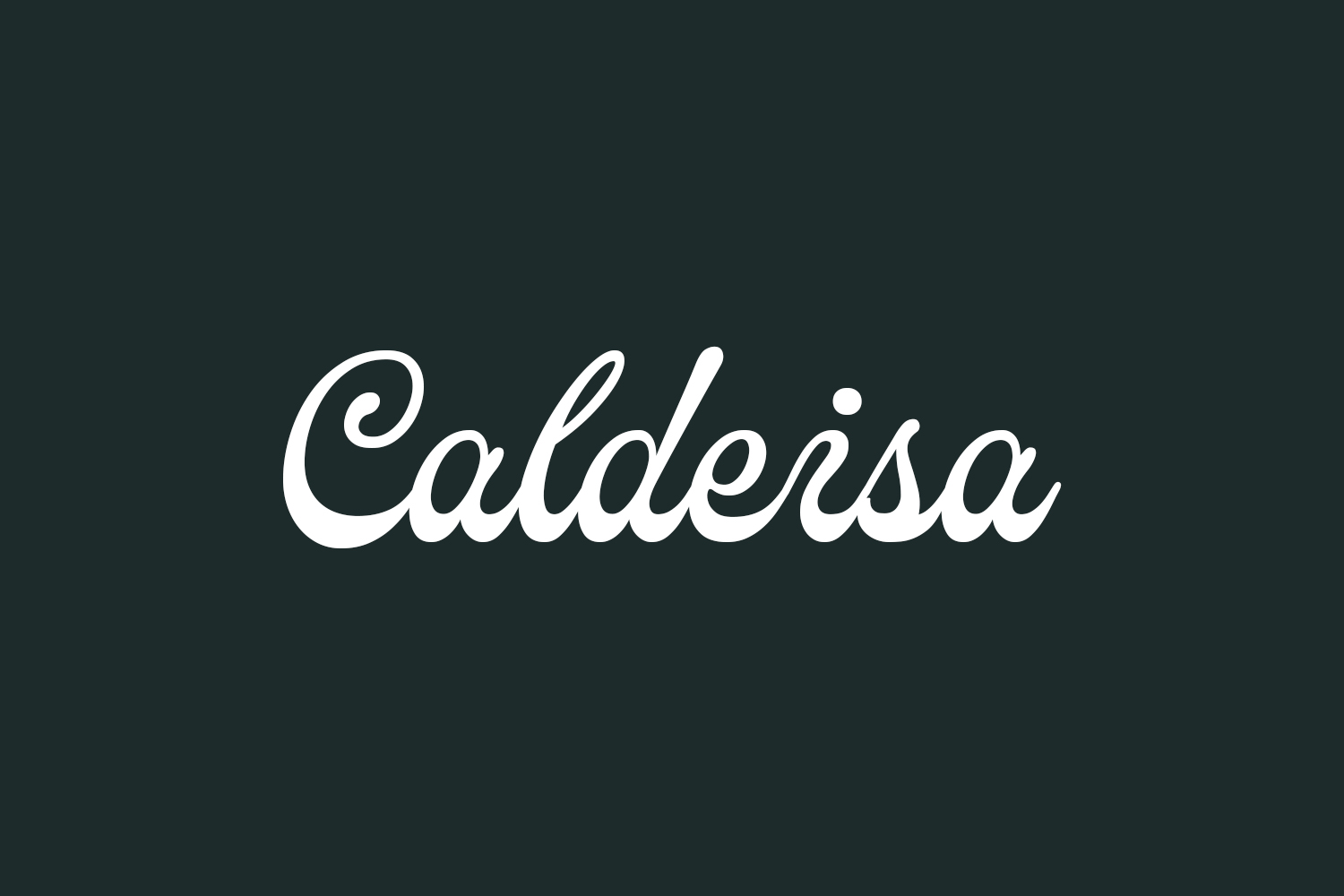 Caldeisa | Fonts Shmonts