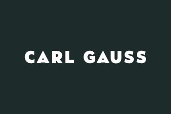Carl Gauss Free Font