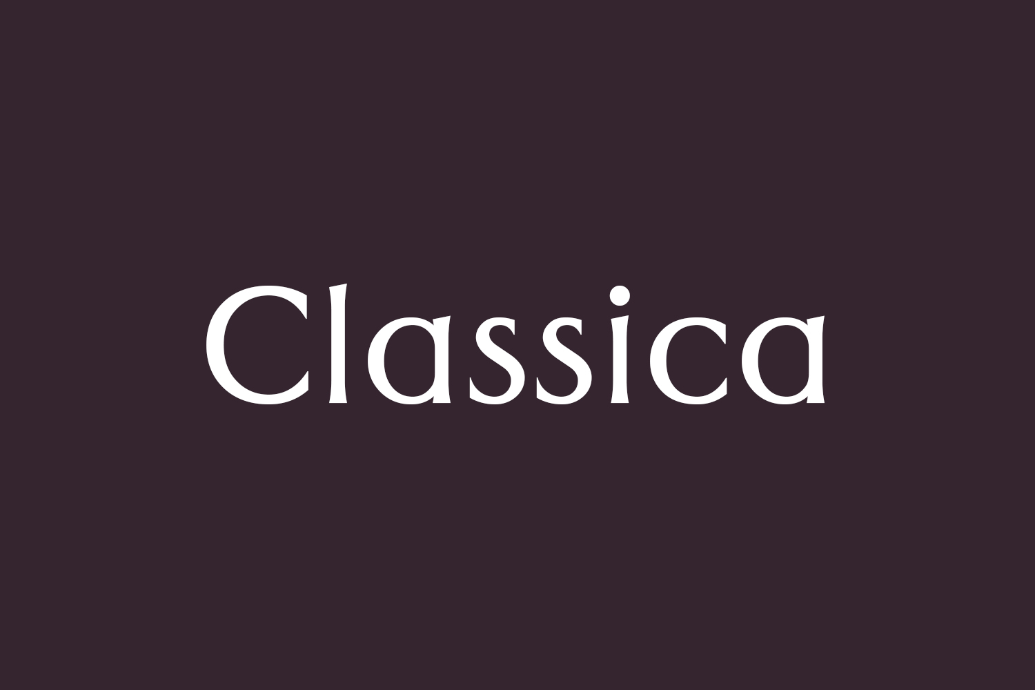Classica Free Font