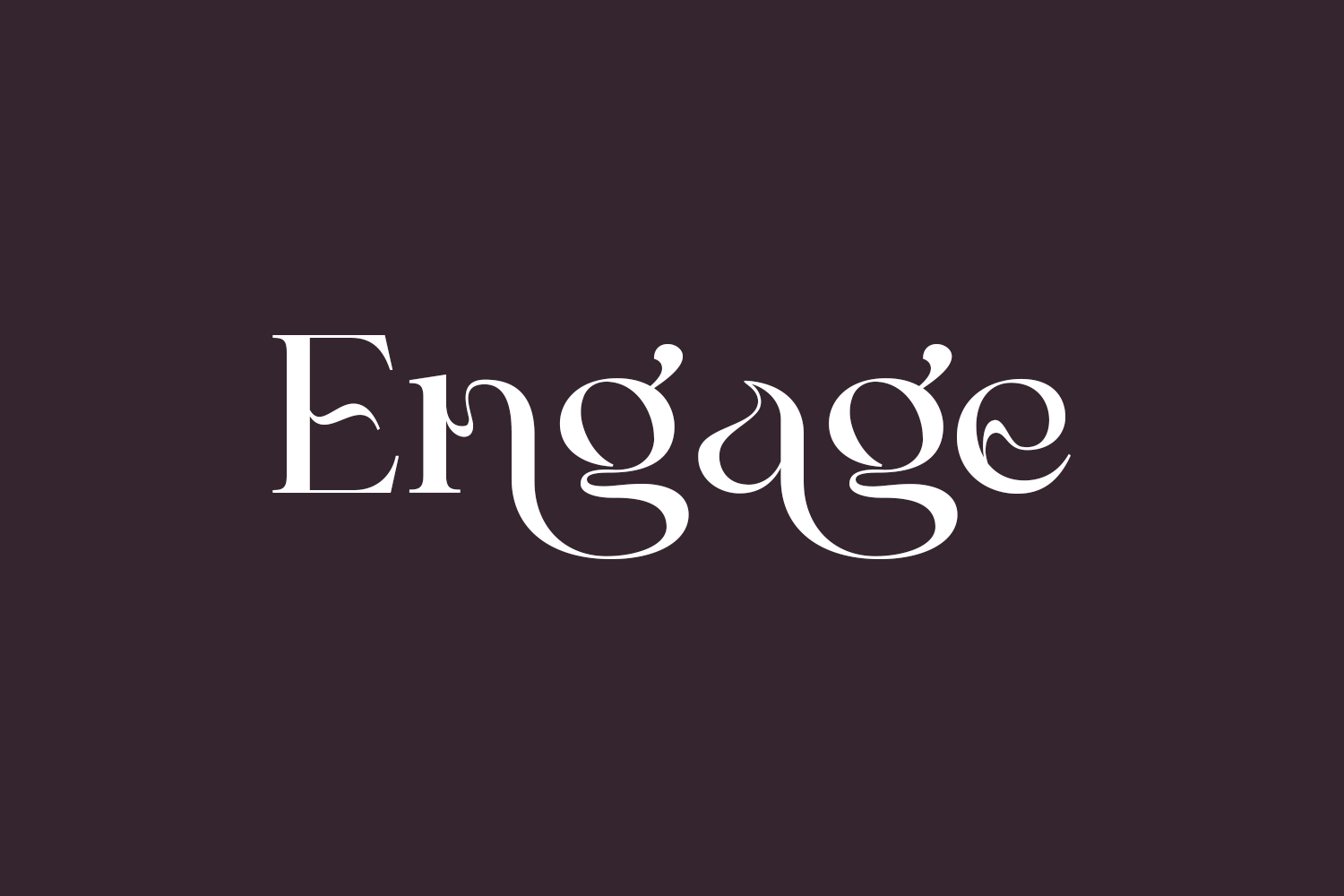 Engage Free Font