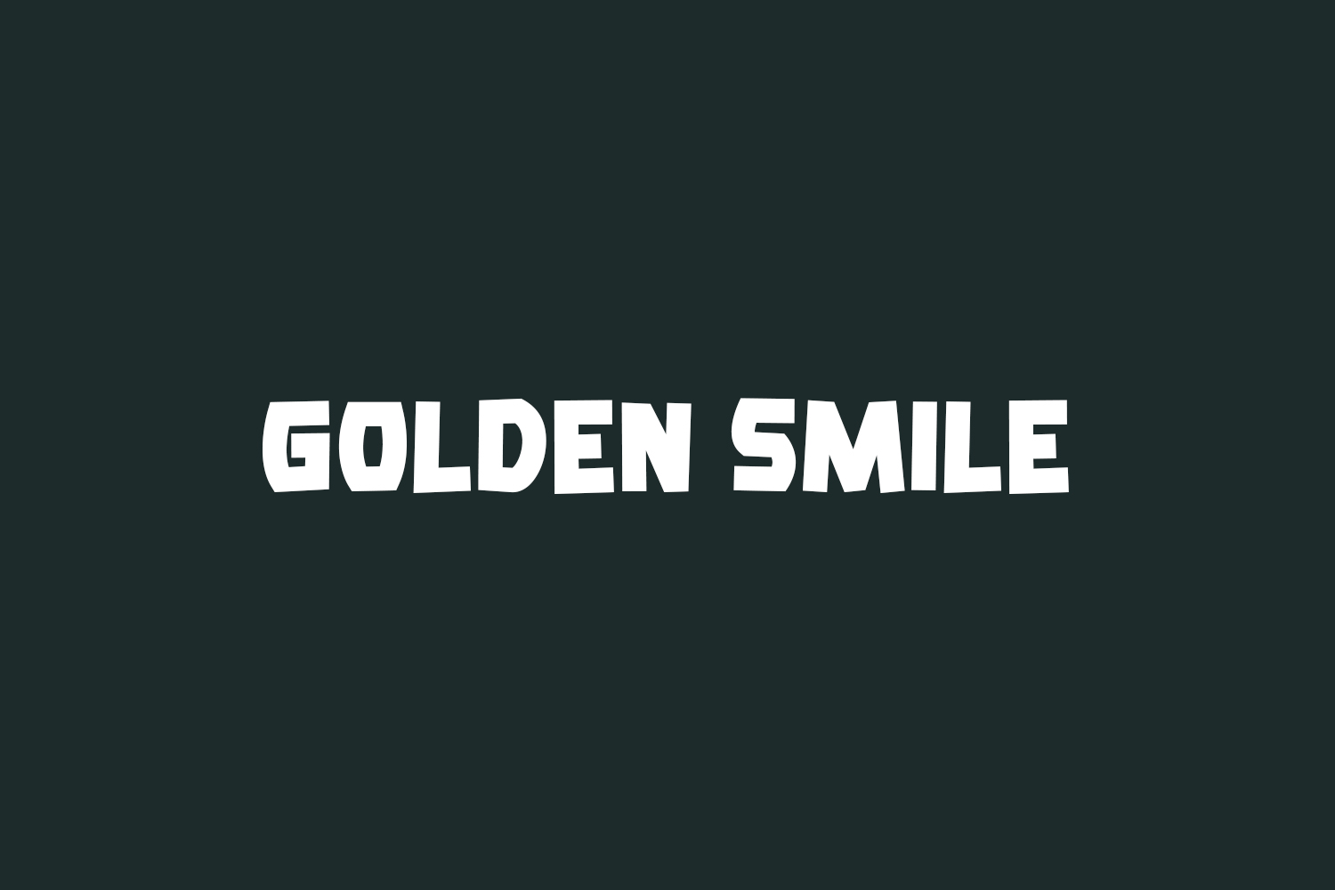 Golden Smile Free Font