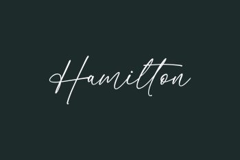 Hamilton Free Font
