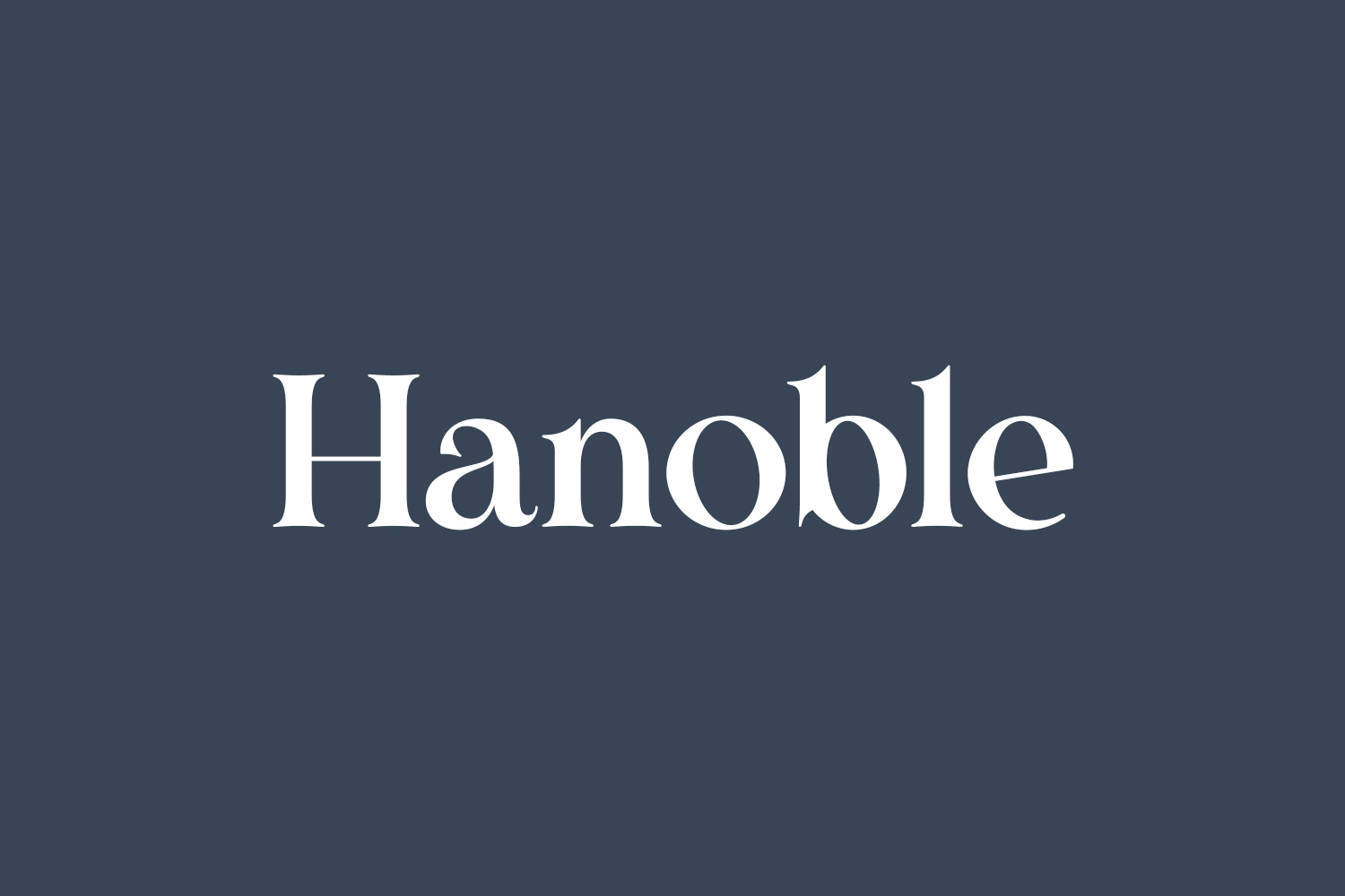 Hanoble Free Font