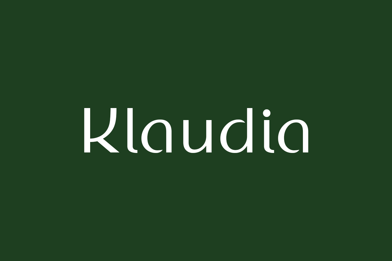 Klaudia Free Font