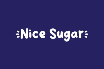 Nice Sugar Free Font