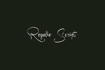 Rogelio Script Free Font