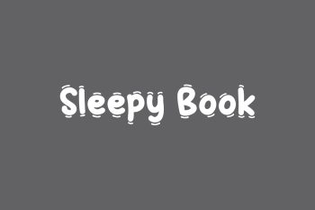 Sleepy Book Free Font