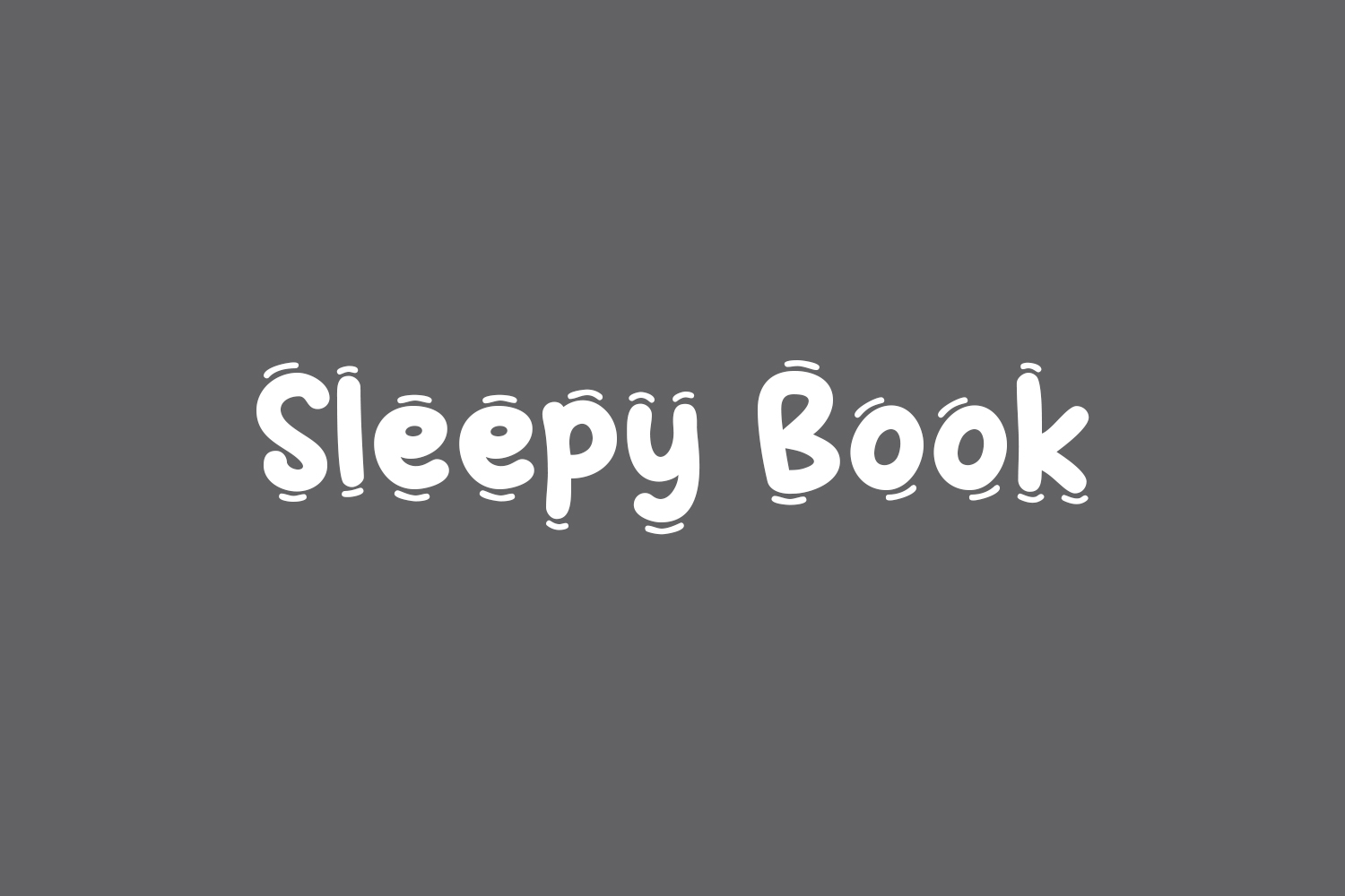 Sleepy Book Free Font