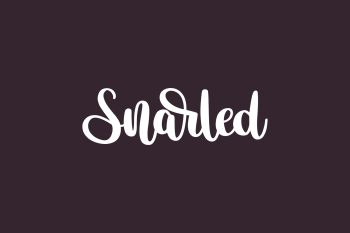 Snarled Free Font