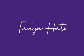 Tanya Hati Free Font