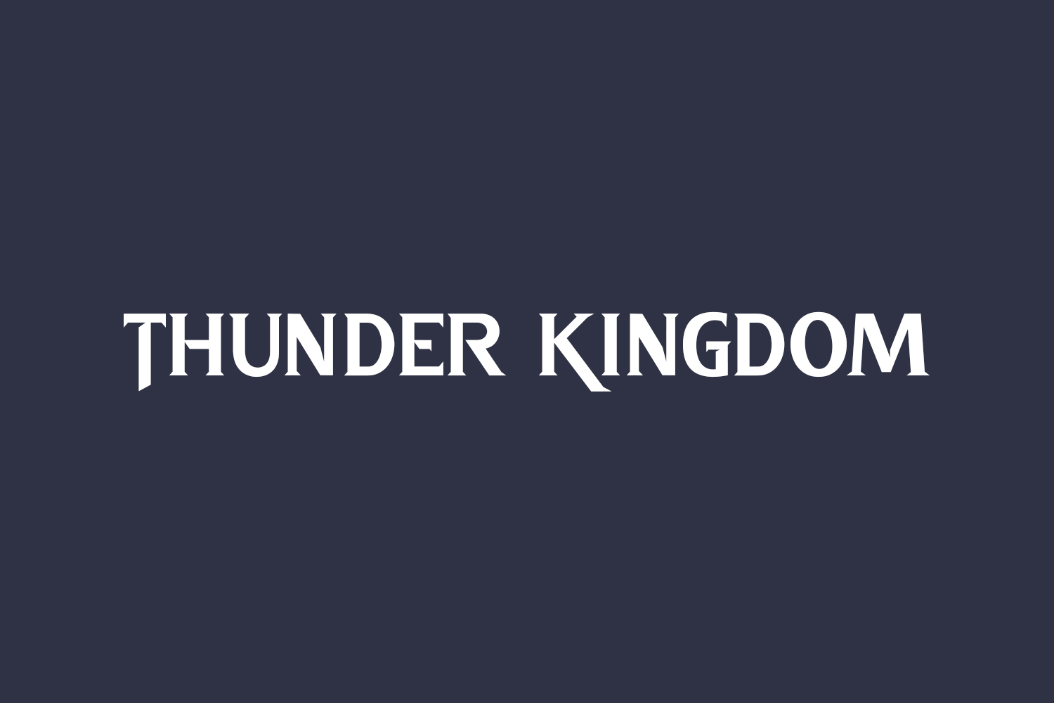 Thunder Kingdom Free Font