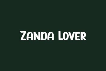 Zanda Lover Free Font