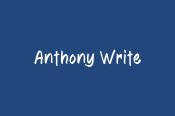 Anthony Write Free Font