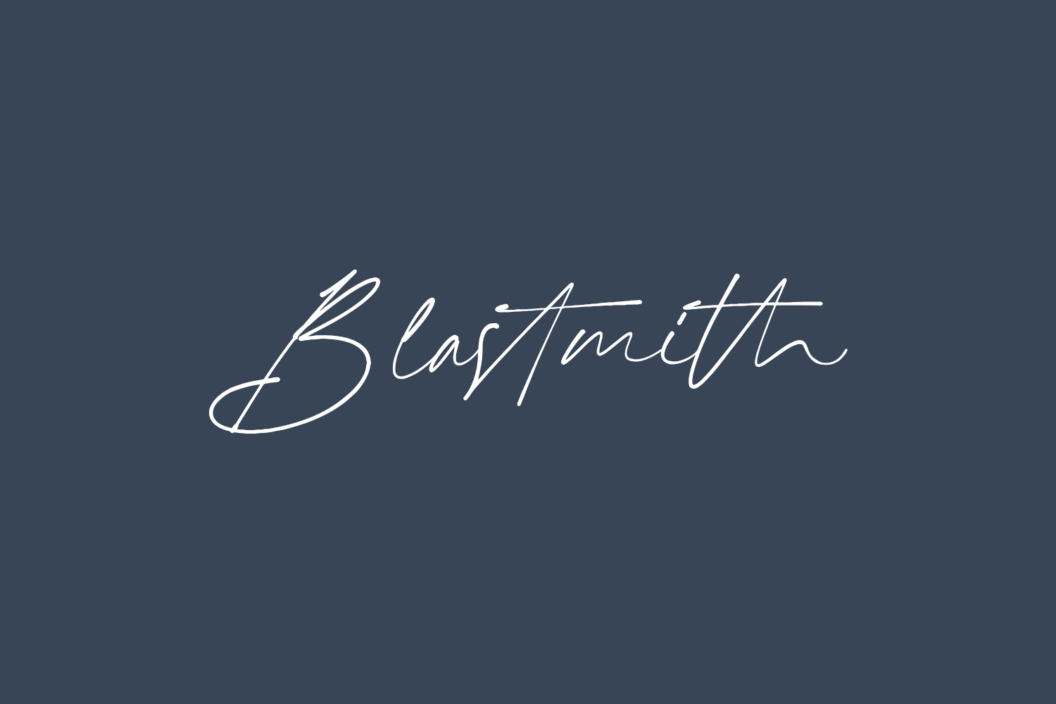 Blastmith Free Font