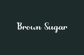 Brown Sugar Free Font