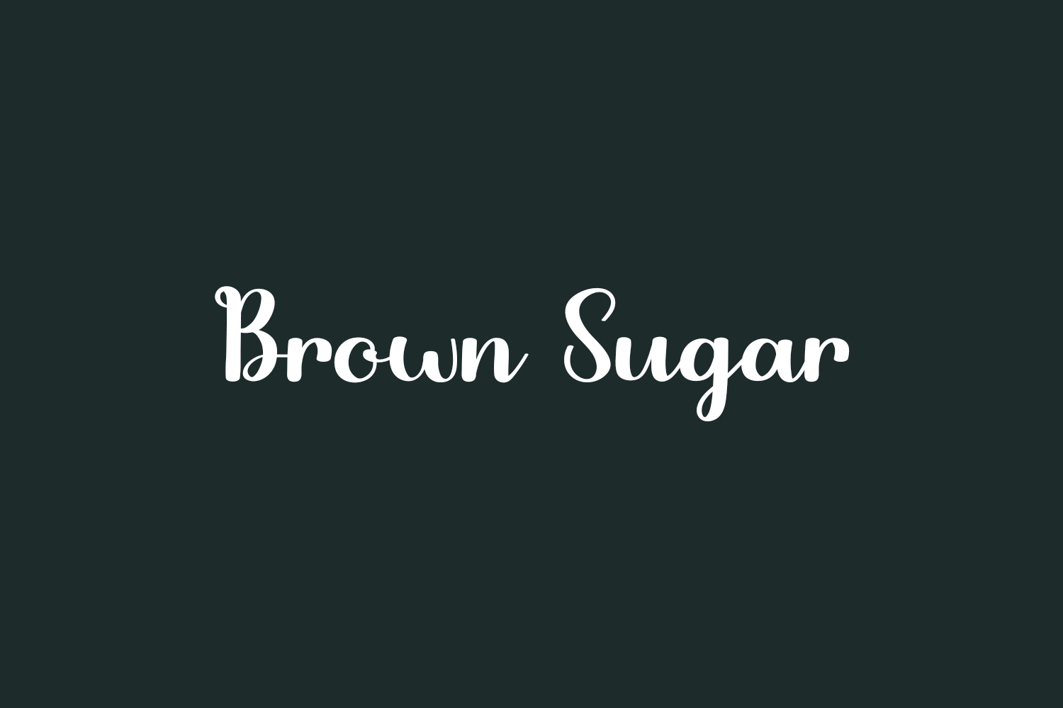 Brown Sugar Free Font
