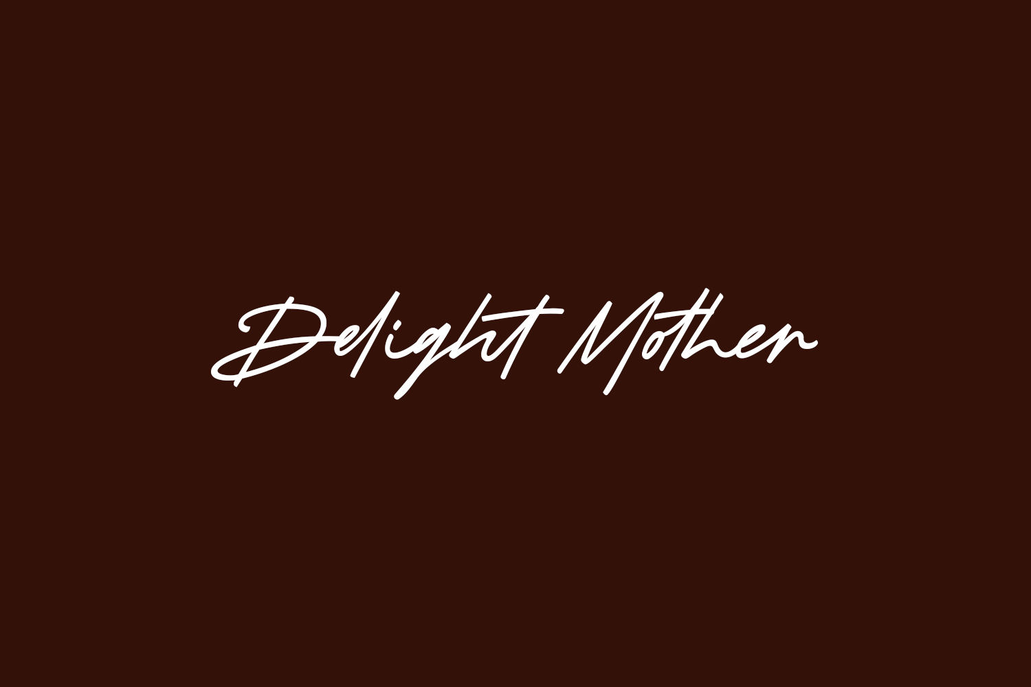 Delight Mother Free Font