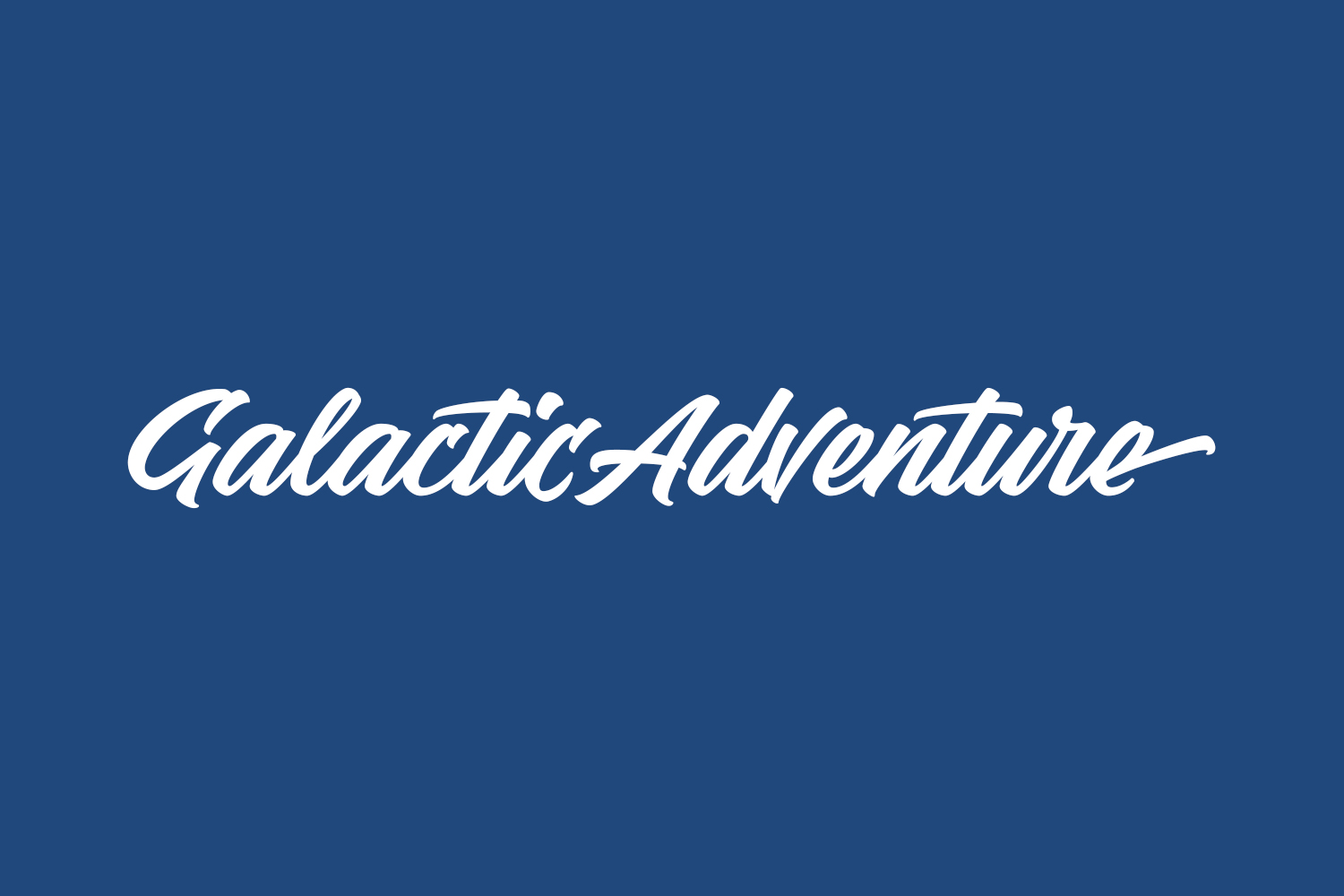 Galactic Adventure Free Font