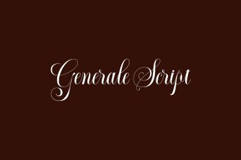 Generale Script Free Font