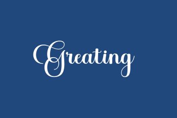 Greating Free Font