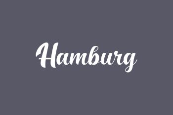 Hamburg Free Font