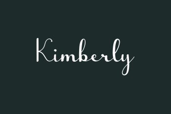 Kimberly Free Font