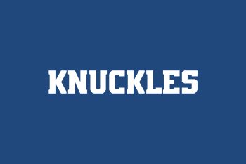 Knuckles Free Font