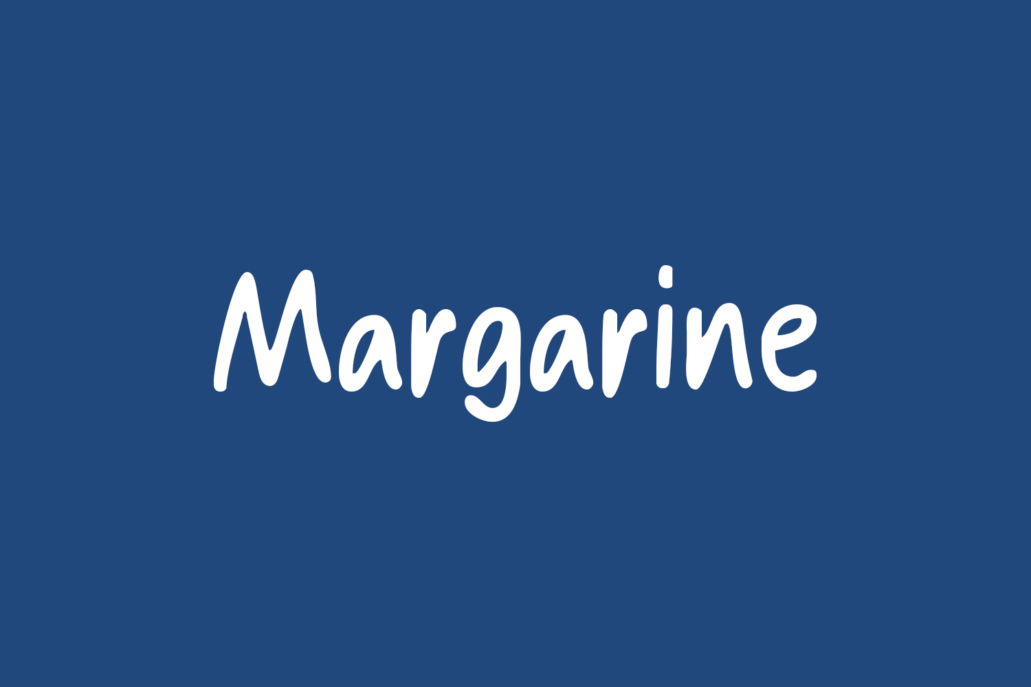 Margarine Free Font