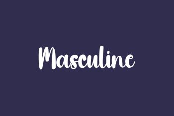 Masculine Free Font
