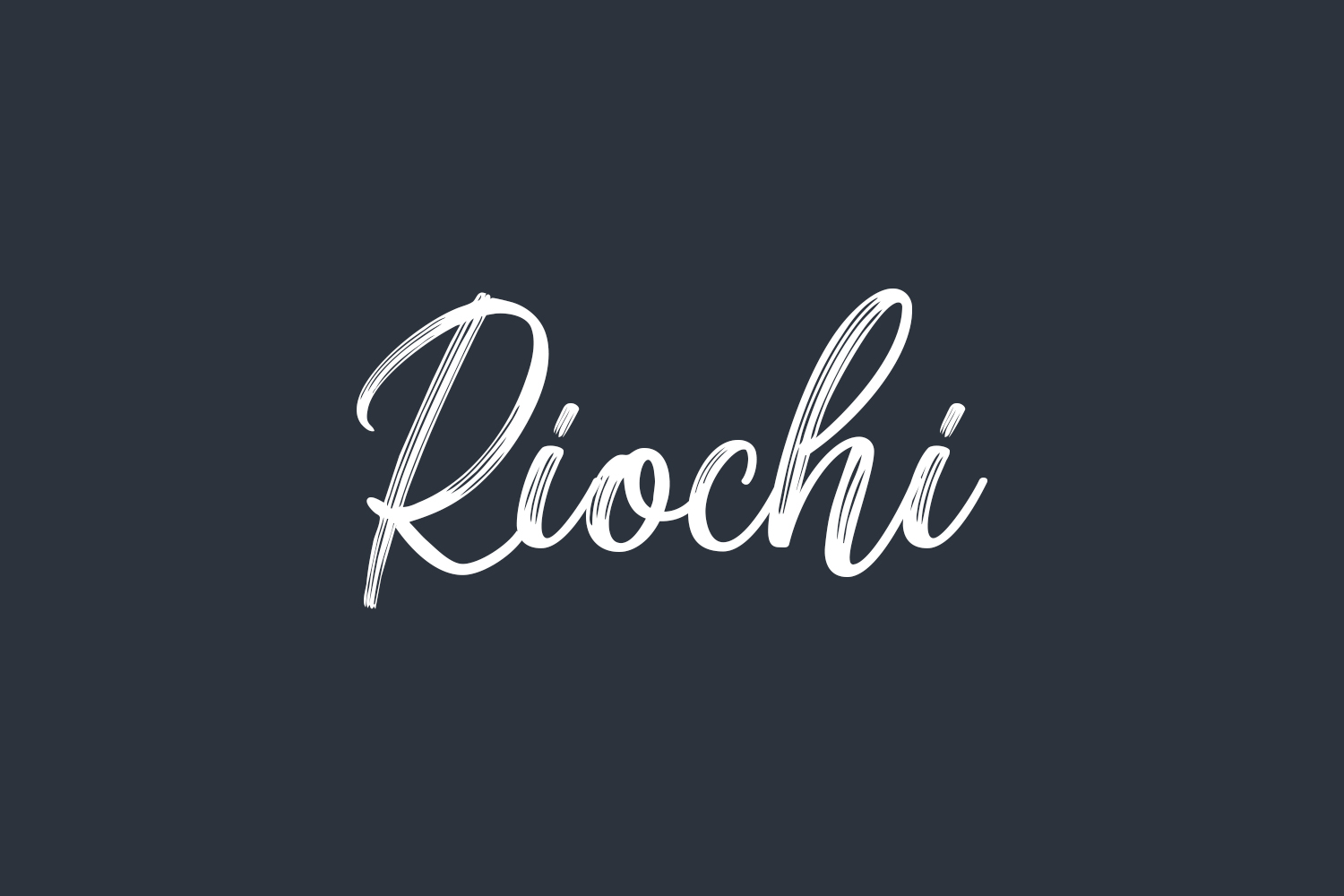 Riochi Free Font