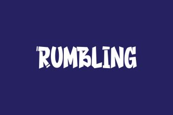 Rumbling Free Font