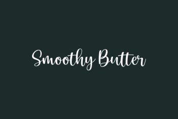 Smoothy Butter Free Font