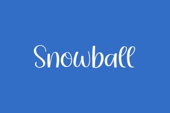 Snowball Free Font