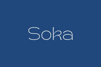 Soka Free Font
