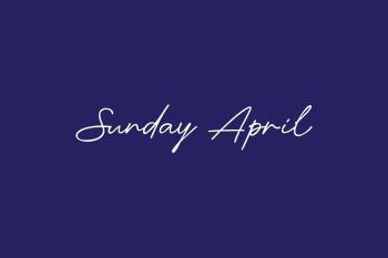 Sunday April Free Font