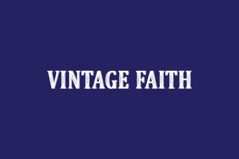 Vintage Faith Free Font