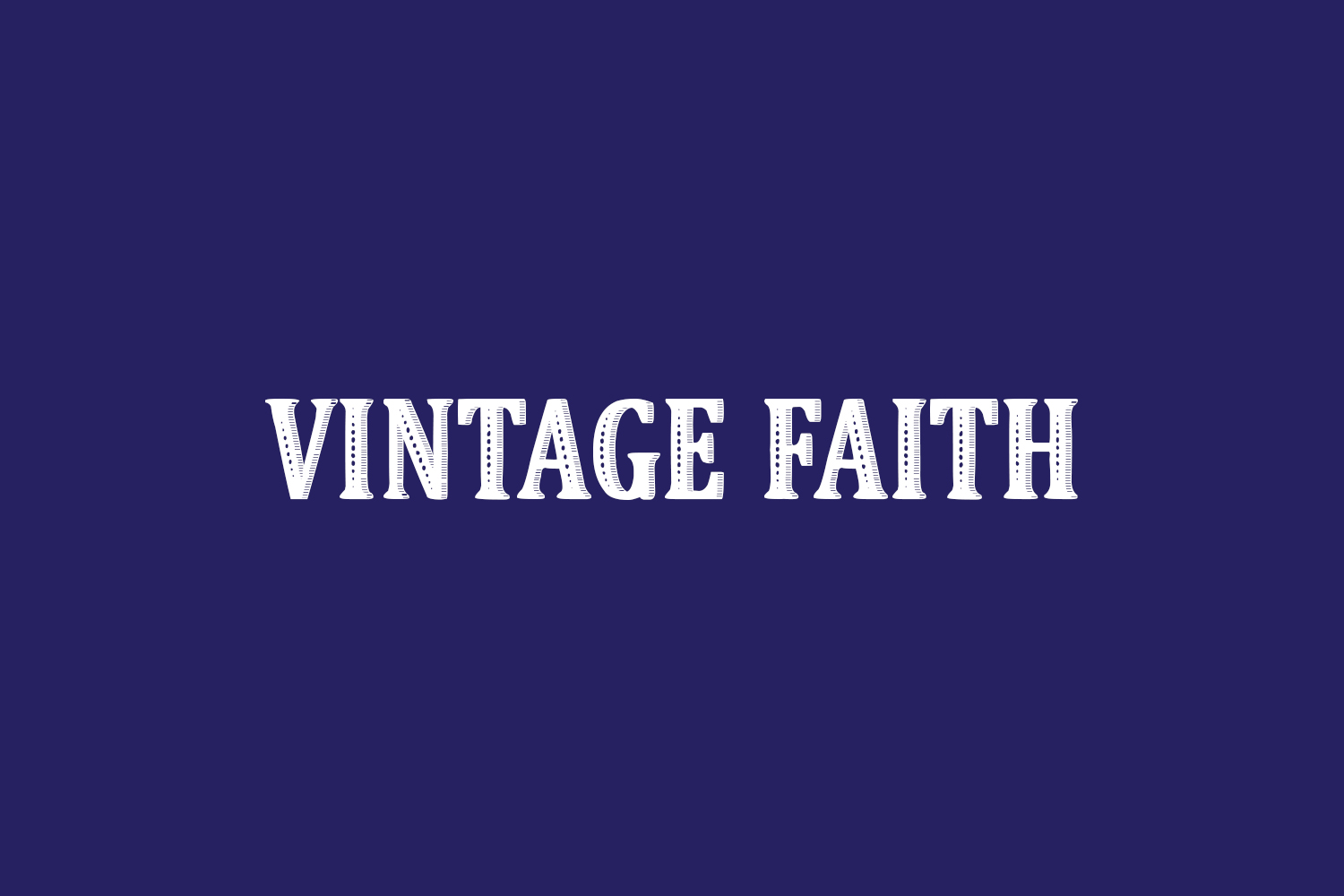 Vintage Faith Free Font