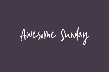 Awesome Sunday Free Font