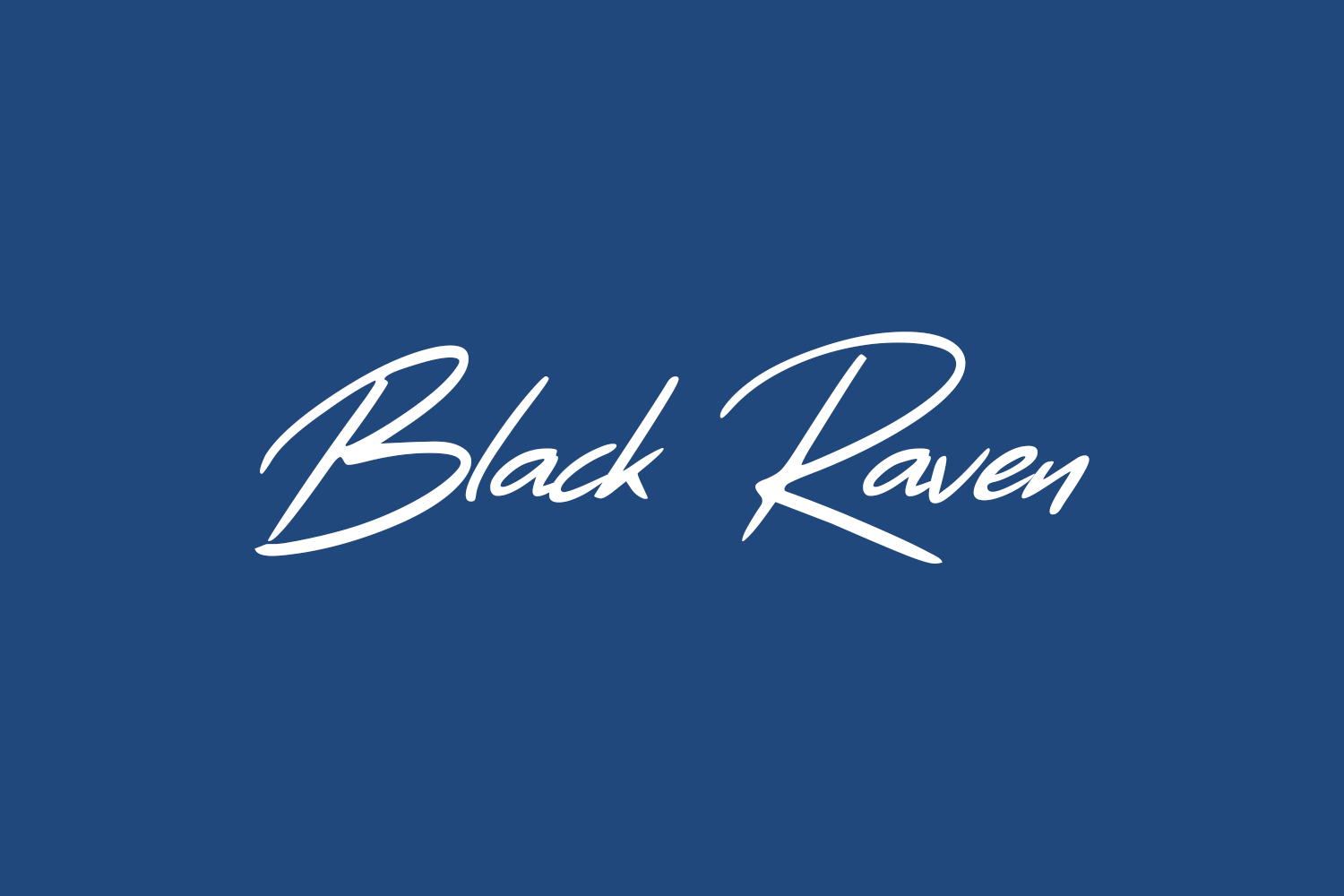 Black Raven Free Font